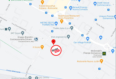 mappa Outletcars - Firenze